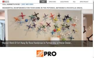 Rose Handy Man Services of Potomac website
