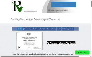 Rosenthal Accounting of North Potomac website