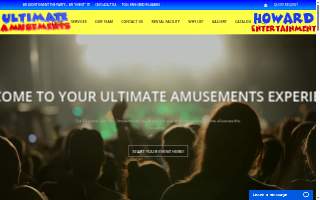 Ultimate Amusements of Olney website