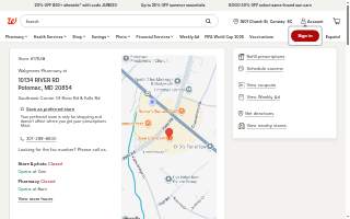 Walgreens of North Potomac website