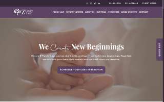 Z Family Law website