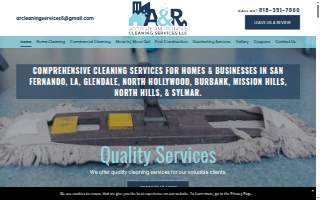 AR Cleaning Services LLC of Randallstown website