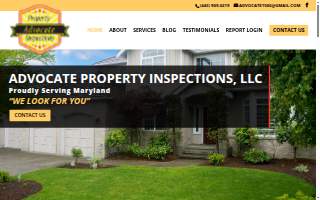 Advocate Property Inspections, LLC of Reisterstown website