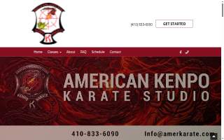 American Kenpo Karate Studio of Reisterstown website
