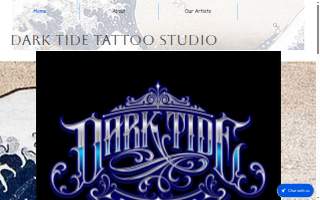 Dark Tide tattoo studio website