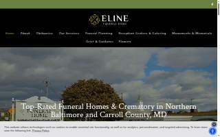 Eline Funeral Home website