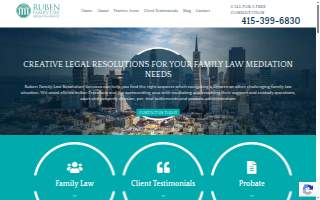 Ruben Law Firm of Germantown website