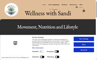 Take Fit LLC - Wellness with Sandi website