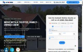 AT Movers website