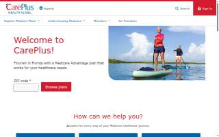 Careplus Home Health Service website