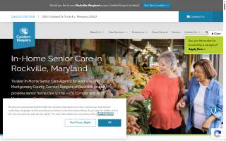 Comfort Keepers of Rockville website