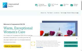 Congressional OB GYN website