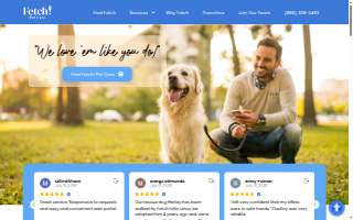 Fetch! Pet Care of Rockville website