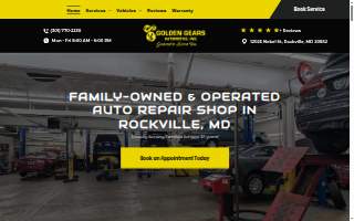 Golden Gears Automotive, Inc of Rockville website