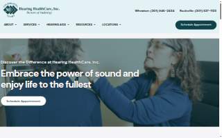 Hearing HealthCare, Inc website