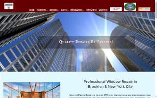 Master Window & Glass Repair website