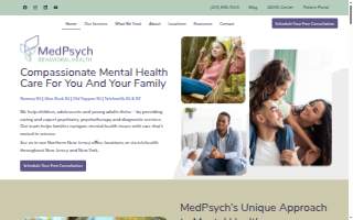 Medpsych Health Services website
