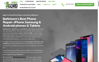 Phone Repair Shop website