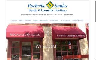 Rockville Smiles website