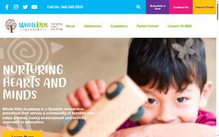 Whole Kids Academy website