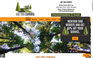 ABC Tree Experts of Dundalk website