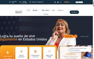 Canto Legal - Immigration Attorneys website