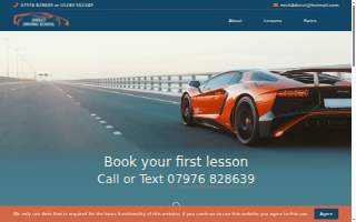 Direct Driving School website