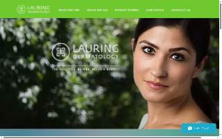 Lauring Dermatology of Rosedale website