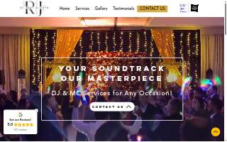 RJ Best Events website
