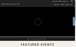 Rosedale Senior Center website