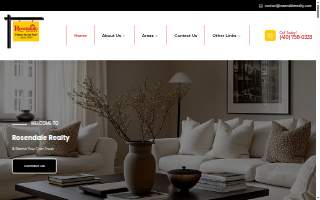 Rosendale Realty website