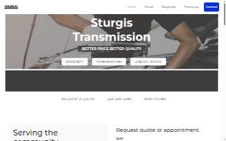 Sturgis Transmission of Middle River website