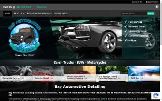 Bay Automotive Detailing website