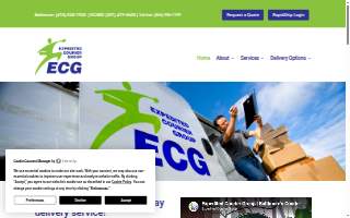 Expedited Courier Group of Rossville website