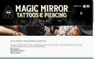 Magic Mirror Tattoo of Rossville website