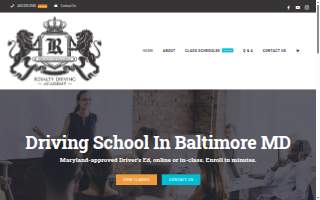 Royalty Driving Academy of Rossville website