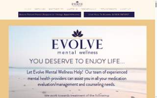 Evolve Mental Wellness, LLC website