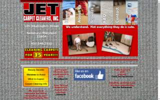 JET Carpet Cleaners, Inc. website