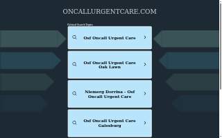 On Call Urgent Care website