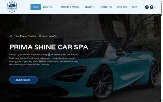Prima Shine Car Spa LLC website