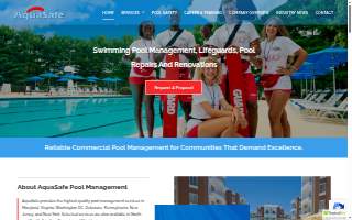 AquaSafe Pool Management, Inc. of Severn website