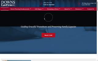 Downs Law Firm P.C. website