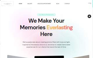 Erin Morris Photography website