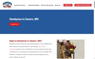 Handyman At Your Command, LLC website