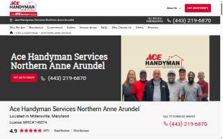 Handyman Services of MD, Inc. website