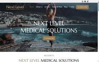 Next Level Medical Solutions website
