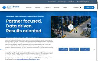Rapid Response Delivery (Now a Part of Capstone Logistics) website