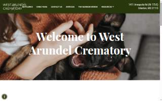 West Arundel Crematory website