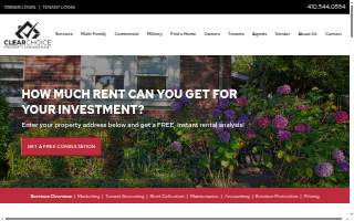 Clearchoice Property Management website