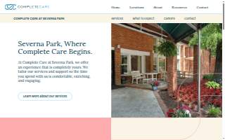 Complete Care at Severna Park website